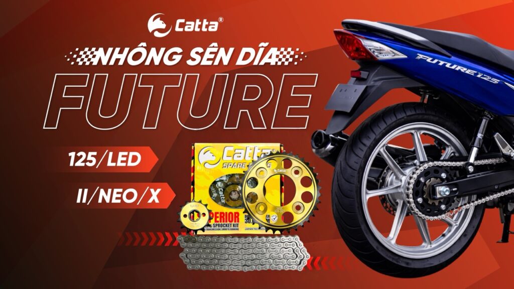 Nhông Sên Dĩa Future 125_LED và Future II_NEO_X