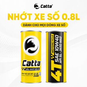 Nhớt Xe Số CATTA 10W40 API SL MA2 Lon 0,8 Lít Cho Xe Future, Dream, Wave, Cub, Sirius